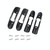 A5960 4 PCS Boat / Kayak Oar Plastic Fixing Buckle Paddle Clip Holder with Screws