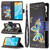 For OPPO A15 Colored Drawing Pattern Zipper Horizontal Flip Leather Case with Holder & Card Slots & Wallet(Big Butterfly)