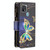 For OPPO A15 Colored Drawing Pattern Zipper Horizontal Flip Leather Case with Holder & Card Slots & Wallet(Big Butterfly)