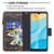For OPPO A15 Colored Drawing Pattern Zipper Horizontal Flip Leather Case with Holder & Card Slots & Wallet(Big Butterfly)