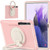 For Samsung Galaxy Tab S8+ / Tab S8 Plus /  Tab S7 FE / Tab S7+/S7 FE 12.4 inch T970 Shockproof TPU + PC Protective Case with 360 Degree Rotation Foldable Handle Grip Holder & Pen Slot(Cherry Blossoms Pink)