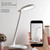 LED Student Learning Eye Protection Foldable Rechargeable Desk Lamp, Built-in 2000mAh Battery