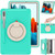 For Samsung Galaxy Tab S8 / Galaxy Tab S7 870 Shockproof TPU + PC Protective Case with 360 Degree Rotation Foldable Handle Grip Holder & Pen Slot(Mint Green)