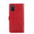 For Samsung Galaxy A02s EU Version Zipper Bag PU + TPU Horizontal Flip Leather Case with Holder & Card Slot & Wallet & Lanyard(Red)
