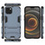 For iPhone 13 PC + TPU Shockproof Protective Case with Invisible Holder(Navy Blue)