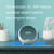 Mini Desktop Multi-Function Smart Wireless Charging Bluetooth Speaker with Alarm Clock & Phone Holder Function(Pink)