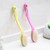 10 PCS Plastic Long Handle Shoes Brush Multi-Purpose Practical Cleaning Brush Soft Hair Strap Rope Clothing Brush, Color Random Delivery