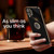For Samsung Galaxy A22 4G XINLI Straight 6D Plating Gold Edge TPU Shockproof Case with Ring Holder(Hawthorn Red)