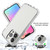 For iPhone 13 Pro Shockproof High Transparency Two-color Gradual Change PC+TPU Candy Colors Protective Case (Transparent)