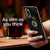 For OPPO Reno4 XINLI Straight 6D Plating Gold Edge TPU Shockproof Case with Ring Holder(Cherry Purple)