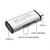 ADS-103 3 in 1 Type-C Male to USB 3.0 Female + SD / TF Card Slots OTG Adapter SD / TF Card Reader (Silver)