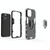 For iPhone 13 Pro Max Shockproof PC + TPU Protective Case with Magnetic Ring Holder (Black)