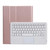 AW11-A Detachable Lambskin Texture Ultra-thin TPU Bluetooth Keyboard Leather Tablet Case with Touchpad & Stand For Huawei MatePad 11 2021(Rose Gold)