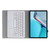 AW11-A Detachable Lambskin Texture Ultra-thin TPU Bluetooth Keyboard Leather Tablet Case with Touchpad & Stand For Huawei MatePad 11 2021(Rose Gold)