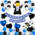 2BYJ20217 Graduation Ceremony Balloon Decoration Set Party Aluminum Film Latex Balloon Decoration(Blue)