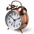 Metal Quality Mute Luminous Alarm Clock Classic Double Bell Clock(Yellow)