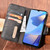For OPPO A16 Contrast Color Splicing Retro Texture Horizontal Flip PU Leather Case with Card Slots & Holder & Wallet(Red)