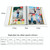 10 Inch 20 Pages/40P Cloth Photo Album Self-Adhesive DIY Laminated Photo Album(Red)