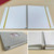 10 Inch 20 Pages/40P Cloth Photo Album Self-Adhesive DIY Laminated Photo Album(Red)