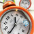 2 PCS 3 Inch Metal Bell Alarm Clock With Night Light Student Bedside Fashion Clock(Green)