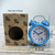 2 PCS 3 Inch Metal Bell Alarm Clock With Night Light Student Bedside Fashion Clock(Green)