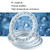 LED Plant Growth Lamp Full Spectroscopy Intelligent Timing Indoor Fill Light Ring Plant Lamp, Power: Four Head(Sunshine)