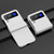 For Samsung Galaxy Z Flip3 5G PC Skin Feel Folding Phone Case(White)