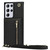 For Samsung Galaxy S21 Ultra 5G Cross-body Zipper Square TPU+PU Back Cover Case with Holder & Card Slots & Wallet & Strap(Black)