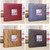 4R 6 Inch 200 Sheets Cloth Photo Album Baby Growth Memorial Album Interstitial Album(Black-brown)