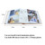 4R 6 Inch 200 Sheets Cloth Photo Album Baby Growth Memorial Album Interstitial Album(Black-brown)