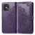 For iPhone 13 Pro Mandala Flower Embossed Horizontal Flip Leather Case with Holder & Three Card Slots & Wallet & Lanyard  (Purple)