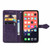 For iPhone 13 Pro Mandala Flower Embossed Horizontal Flip Leather Case with Holder & Three Card Slots & Wallet & Lanyard  (Purple)