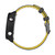 For Samsung Galaxy Watch 4 Classic 46mm 20mm Mixed-Color Silicone Watch Band(White Orange)