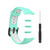 For Huawei Band 6 / Honor Band 6 Universal Two-color Breathable Silicone Watch Band(Green White)