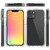 For iPhone 13 mini Shockproof High Transparency Two-color Gradual Change PC+TPU Candy Colors Protective Case (Purple)