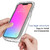 For iPhone 13 Shockproof High Transparency Two-color Gradual Change PC+TPU Candy Colors Protective Case(Blue)