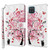 For Samsung Galaxy A22 5G 3D Painting Pattern TPU + PU Leather Phone Case(Cat Under The Tree)