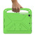 For iPad 10.2 2021 / 2020 / 2019 Handle Portable EVA Shockproof Protective Case with Triangle Holder(Green)