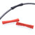 20 PCS TRLREQ Mountain Road Bicycle Frame Opening Protective Cover Variable Speed Brake Line Tube Car Paint Anti-Abrasion Rubber Cover(Red)