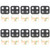 For Samsung Galaxy A12 SM-A125 10pcs Back Camera Lens