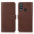 For Alcatel 1L 2021 Litchi Texture PU + TPU Horizontal Flip Leather Case with Holder & Card Slots & Wallet(Brown)