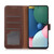 For Alcatel 1L 2021 Litchi Texture PU + TPU Horizontal Flip Leather Case with Holder & Card Slots & Wallet(Brown)