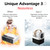 WEJOY L7 854x480P 100 ANSI Lumens Portable Home Theater LED HD Digital Projector with Battery, Android 6.0, 1G+8G, UK Plug
