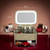 Cosmetic Storage Box Dustproof Skin Care Products Desktop Shelf, Colour: Pink Large Ordinary Model