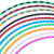 TRLREQ Mountain Road Bicycle Aluminum Alloy Brake Outer Tube Oil-Filled Fish Bone Line Tube, Colour: Blue Golden