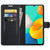 For Samsung Galaxy M32 Litchi Texture Horizontal Flip Protective Case with Holder & Card Slots & Wallet(Black)