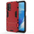 For OnePlus Nord N200 5G PC + TPU Shockproof Protective Case with Holder(Red)