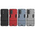 For OnePlus Nord N200 5G PC + TPU Shockproof Protective Case with Holder(Red)