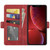 For iPhone 13 mini Dual-side Magnetic Buckle Horizontal Flip Leather Case with Holder & Card Slots & Wallet (Red)