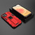 For iPhone 13 mini Supersonic PC + TPU Shock-proof Protective Case with Holder (Red)